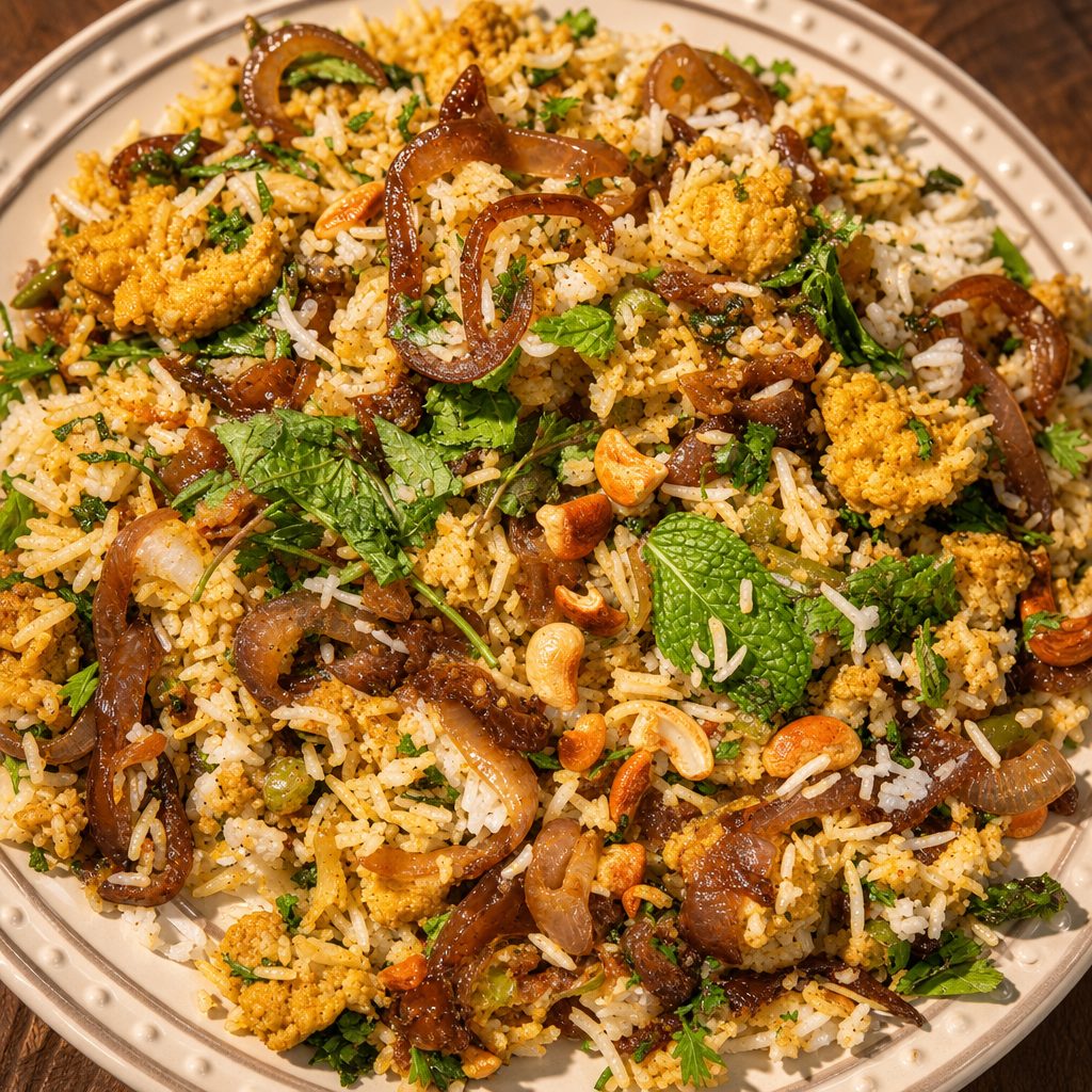 Hyderabadi Dum Biryani.