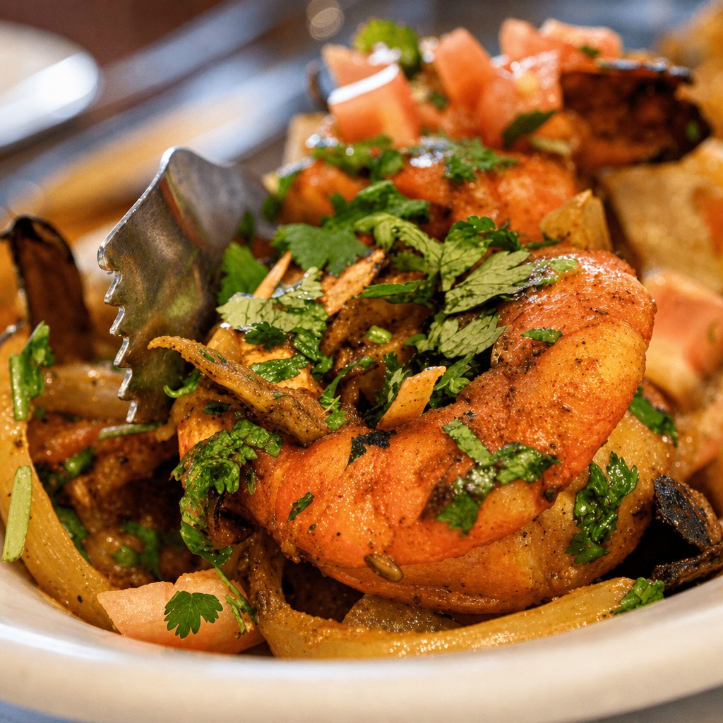 Tandoori Jumbo Shrimp.